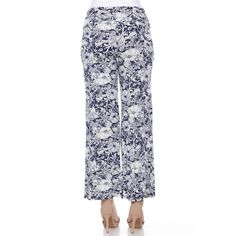 Our lightweight palazzo pants boast a floral paisley print that will give you the spring - summer vibes. Features a breezy wide-leg style and a banded fold-over waistband that you can adjust to suit your personal style. Pair it with your favorite solid top or tank and you are ready for the day! Floral Print Wide Leg Pants For Day Out, Spring Day Out Printed Wide Leg Pants, Printed Wide Leg Pants For Spring Day Out, Summer Floral Print Wide-leg Bottoms, Floral Print Wide Leg Pants For Vacation In Spring, Chic Floral Print Ankle-length Wide Leg Pants, Floral Print Wide Leg Pants For Spring Vacation, Floral Wide Leg Pants For Vacation In Spring, Summer Floral Print Cotton Wide Leg Pants