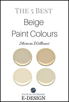 the 5 best beige paint colors for sheryl williams's e - design book