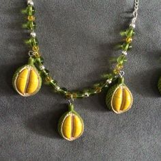 Durian Fruit Necklace or Earrings 1746 - Etsy Resin Beaded Jewelry For Gifts, Nickel-free Unique Silver-plated Jewelry, Handmade Artisan Polymer Clay Jewelry, Handmade Artisan Resin Jewelry, Silver Czech Glass Jewelry For Crafting, Unique Handmade Silver-plated Wire Jewelry, Gift Polymer Clay Beaded Jewelry, Unique Polymer Clay Jewelry With Matching Earrings, Unique Silver Plated Dangle Jewelry