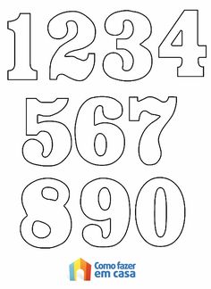 the numbers are cut out and ready to be colored