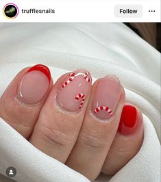 Candy cane nails
Christmas nails idea
Nails idea 2022
Nails of the day
French manicure 
Winter nails
Red nails
Red manicure 
Nails
Short nails Chrimbo Nails, Candy Cain Nails, Candy Cane Nails Short, Red Accent Nails, Christmas Gel Manicure, Candy Cane Nail Designs, Candy Cane Christmas Nails, Candy Cane Nail Art, Candy Cane Nail