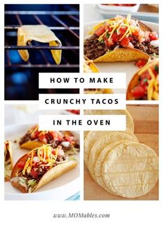 how to make crunchy tacos in the oven