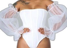 See Thru My Sleeves Bodysuit - Foxy And Beautiful Stretch Bodysuit With Sheer Sleeves For Parties, Party Bodysuit With Mesh Sleeves And Stretch, Trendy Nylon Bodysuit For Parties, Sheer Long Sleeve Bodysuit For Summer, Stretch Bodysuit With Mesh Sleeves For Party, Fitted Top With Sheer Sleeves For Brunch, Elegant Fitted Bodysuit With Sheer Sleeves, Trendy Sheer Stretch Bodysuit, Fitted Bodysuit With Mesh Sleeves For Spring