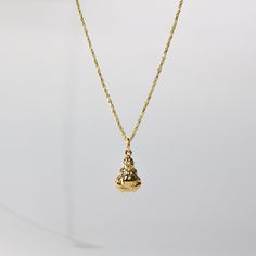 Introducing our radiant collection: Real 14k Gold Laughing Buddha Pendants! 🌟 Crafted with joy and genuine laughter, these charms are not just fine jewelry; they're your daily dose of happiness. Genuine Hotei charm in solid gold, each piece is a tiny masterpiece of joy. This isn't just a pendant; it's a Prosperity Amulet, a 14k Gold Buddha Talisman, bringing both genuine laughter and solid gold elegance to your everyday style. Wear your Happiness, wear your Joy--because our Gold Buddha Pendants Spiritual 14k Gold Necklaces With Charms, Spiritual 14k Gold Jewelry For Celebrations, 14k Gold Pendant Charm Necklace, Spiritual 14k Gold Charm Necklace For Anniversary, Spiritual Yellow Gold Necklace For Celebration, 14k Gold Necklaces With Vintage Charm For Gift, 14k Gold Necklace With Vintage Charm As A Gift, Vintage Charm Necklace In 14k Gold As A Gift, 14k Gold Necklace With Vintage Charm For Gift