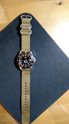 Invicta Pro Diver with tan NATO strap Rolex Gmt, Rolex Watches, Gq