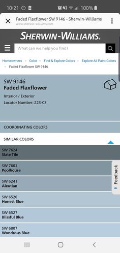 an iphone screen showing the shipping information for sherwin - williams