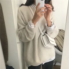 Women's Sweaters Pullovers Minimalist Oversize Pink Solid Lady Jumpers – lastrafashion Oversized Plain Sweater, Basic Oversized Plain Sweater, Oversized Winter Sweater In Solid Color, Oversized Solid Color Drop Shoulder Sweater, Oversized Long Sleeve Pink Sweater, Elegant Office, Jumper Patterns, Pink Solid, Vintage Casual