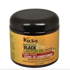 Kuza Jamaican Black Castor Oil Repair Cream Leave In Conditioner 16oz  Description The Kuza Jamaican Black Castor Oil Deep Cleansing Shampoo is a hair care product that helps prevent hair breakage and soothes dry and itchy scalp. Here are the key features and benefits of this shampoo: Brand: Kuza Product: Jamaican Black Castor Oil Deep Cleansing Shampoo Product Details: - Hair Benefits: This shampoo is designed to prevent hair breakage and address dry and itchy scalp concerns. It is suitable for coily, curly, wavy, and straight hair textures, as well as all skin types. - Unrefined Oils: The Jamaican black castor oil used in this shampoo is made from roasted, ground, and boiled Jamaican castor beans, ensuring the oils retain their nutritive properties. - Ingredients: This shampoo is blended Shampoo Product, Prevent Hair Breakage, Cleansing Shampoo, Jamaican Black Castor Oil, Hair Textures, Black Castor Oil, Infused Oils, Itchy Scalp