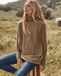 Oversized Turtleneck Sweater Oversized Turtleneck Sweater, Oversized Turtleneck, Garnet Hill, Ribbed Turtleneck, Favorite Sweater, Wrap Sweater, Cowl Neck Sweater, Tunic Length, Slim Pants