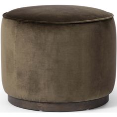 Sinclair Round Ottoman, Surrey Olive-Furniture - Benches-High Fashion Home Olive Velvet, Ottoman Upholstered, Bedroom Sideboard, Stylish Coffee Table, Velvet Ottoman, Ottoman Design, Tent Sale, Dining Stools, Round Ottoman