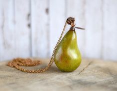 "Chunky long necklace with greenery pear pendant, vegan jewelry, gift for her pear 2\" x 1\" (5x3cm) chain 32\" (80cm) more fruit jewelry https://www.etsy.com/listing/496706714/chunky-charm-pendant-long-boho-necklace?ref=shop_home_active_1 Please, keep the jewellery away from perfume and other alcohol containing fluids because the alcohol damages the Polymer clay. Store the fragile items in separate boxes and treat them with care. Misuse may result in damage. Visit my shop https://www.etsy.com/s Green Pear-shaped Necklace For Gift, Green Pear Shaped Necklace For Gift, Green Pear Shaped Necklace Gift, Pear-shaped Green Jewelry For Gifts, Pear-shaped Green Jewelry Gift, Handmade Pear-shaped Necklace For Gift, Handmade Pear-shaped Necklace Gift, Rose Gold Hair Vine, Gold Hair Vine