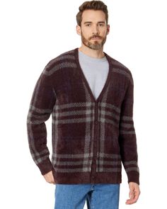 Men's Levi's® Premium Fluffy Sweater Cardigan | Zappos.com Casual Plaid Sweater For Layering, Winter Plaid V-neck Cardigan, V-neck Plaid Outerwear For Winter, Plaid Sweater For Fall, Plaid Cardigan With Button Closure For Fall, Plaid V-neck Cardigan For Fall, Casual Plaid V-neck Outerwear, Plaid Long Sleeve Cardigan With Button Closure, Plaid V-neck Outerwear For Fall