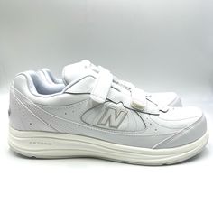 New Balance Women's White Leather 577 Hook And Loop Walking Shoes / Sneakers. Model / Style Number: Ww577vw. Women's Size 12d | 12 D | 12w | 12 W | 12 Wide Width. Condition: New Without Box. New To Poshmark? Sign Up Using Invite Code: Tentoday For $10 Off Your Purchase! - Get A New Appreciation For Walking Again With The Help Of The Women's New Balance Ww577 Hook And Loop Sneakers. - Medicare/Hcpcs Code = A5500 Diabetic Shoe. - Features A Highly-Durable, Laceless Walking Sneaker Designed For The New Balance Leather Walking Shoes, Leather Round Toe New Balance Walking Shoes, New Balance White Walking Shoes With Air Cushioning, White Closed Toe Walking Sneakers, Classic New Balance Walking Shoes With Round Toe, White Closed Toe Sneakers For Walking, White Closed Toe Walking Shoes, New Balance Slip-resistant Walking Shoes With Round Toe, New Balance White Sporty Walking Shoes