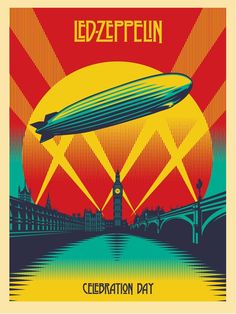 an image of a poster for the led zeppflin celebration day