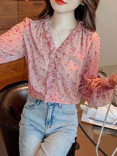 Shipping: Worldwide Express Shipping AvailableDelivery time: 🚚7-15Days Fast ShippingReturns: Fast refund,💯100% Money Back Guarantee.SPECIFICATIONSBrand Name: BONJEANStyle: CasualElasticity: Non StrechOrigin: Mainland ChinaCN: GuangdongSeason: All seasonFabric Type: ChiffonMaterial: AcetateMaterial: PolyesterPattern Type: PrintFit Type: Regulai FitAge: MIDDLE AGEThickness: MidweightClothing Length: RegularDecoration: NONEShirts Type: Casual ShirtsPlace Of Origin: China (Mainland)Dress Patterns: Feminine Chiffon V-neck Top, Spring Chiffon V-neck Blouse, Floral Print Chiffon V-neck Top, Pink V-neck Chiffon Top, Pink Chiffon Blouse For Fall, Casual Pink Chiffon Blouse, Printed Chiffon Blouse, Chiffon Shirt Blouse, Chiffon Material