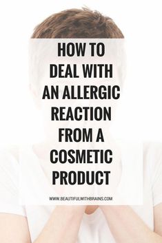 Did your face become red and swollen after using a skincare products? Here's how to deal with it and get your skin healthy again. Allergic Reaction Remedies, Face Allergic Reaction, Skincare Habits, Face Mapping, Skin Allergies, Skincare Product, Best Beauty Tips, Allergic Reaction