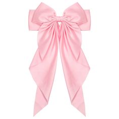 PRICES MAY VARY. HIGH QUALITY MATERIAL：These pink big bow hair Barrette clips are handmade with silky satin fabric, glued to a metal barrette. This satin is a very thin, soft, silky and durable material, super lightweight will not weigh down your hairdo. Make sure you're comfortable with it throughout the day. GIANT BOW SIZE: Each ribbon bow length: approx 35cm/14inch, width: approx 20cm/8inch. Metal clip size: 3*0.5inch, It keeps the hair firmly in place and holds long, thick or curly hair well Pink Bow Coquette, Cute Bows For Hair, Marie Disneybound, Big Hair Clips, Bow For Hair, Pink Bow Hair, Hair Bows For Women, Light Pink Bow, Pink Hair Bow