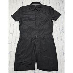 Ring Of Fire Wilson Jumpsuit Coveralls Shorts Button Front Black Mens Size Xl Brand New With Tags Unused Condition... 100% Authentic Mens Size Xl ***Measurements Are Included With The Pictures... Please Compare To Your Favorite Fitting Item Thats Similar For A More Accurate Fit*** Measurements Are Taking Laying Flat When In Doubt Check Out Our Feedback And Browse Our Store. We Sell 100% Authentic Items At Great Prices That Makes Our Customers Very Happy! Poshmark Disclaimer: When In Doubt Check Out Our Feedback And Browse Our Store. We Sell 100% Authentic Items At Great Prices That Makes Our Customers Very Happy! We Buy Our Items As Overstock, Display Model, Open Box And Closeout. Pr Black Utility Overalls For Summer, Fitted Black Utility Overalls, Black Fitted Utility Overalls, Black Jumpsuits And Rompers With Buttons, Black Overalls With Buttons, Black Overalls And Rompers With Buttons, Fire Pants, Ring Of Fire, Men's Ring