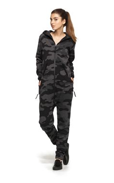 Footy Pajamas, Adult Onesies, Camouflage Jumpsuit, Camo Jumpsuit, Clothing Alterations, Night Fashion, Footed Pajamas, Camo Outfits, Bleach Tie Dye