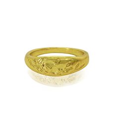 "𝗪𝗔𝗡𝗧 𝟭𝟬% 𝗢𝗙𝗙 𝗧𝗢𝗗𝗔𝗬? Get your code at https://bit.ly/2Jlkfoz (Just copy and paste that into your browser.). --------------------------------------------------------------- Solid 9k gold band with a delicately hand-carved floral pattern, for the lovers of simplicity with a little extra. Perfect as a wedding ring, to accompany you for a lifetime! The ring is lighlty tapered, extremely comfortable and can easily be stacked with other rings. Gift it to the love of your life to cement y Heirloom Style Wedding Signet Ring With Thick Band, Heirloom Wedding Signet Ring With Thick Band, Heirloom Engraved Gold Ring With Thick Band, Heirloom Engraved Ring With Thick Gold Band, Heirloom Style Thick Band Engraved Gold Ring, Heirloom Thick Band Engraved Gold Ring, Gold Heirloom Ring For Marriage, Heirloom Gold Rings For Marriage, Gold Heirloom Marriage Rings