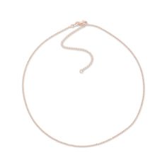 Show off your favorite pendant or charm (sold separately) on this bead chain choker necklace. Crafted in solid 14K rose gold A diamond-cut finish on each bead catches and reflects light for a dazzling look The chain is 1.2mm wide This 13-inch necklace has a 3-inch extender and secures with a lobster clasp Dainty 14k Rose Gold Chain Necklace, Everyday Rose Gold Necklace With Curb Chain, Rose Gold Dainty Solitaire Necklace With Adjustable Chain, Dainty Rose Gold Diamond Necklace With Adjustable Chain, Rose Gold Adjustable Chain Necklace, 14k Gold Filled, Chain Choker Necklace, Accessories Jewelry Necklace, Chain Choker, Beaded Chain