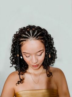 Curly Braided Hairstyles, Mixed Curly Hair, Curly Hair Braids, Protective Hairstyles Braids, Women's Hairstyles