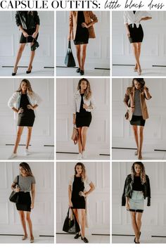 Capsule Outfits That Build a Timeless Wardrobe - MY CHIC OBSESSION Black Dress Capsule Wardrobe, Timeless Black Dress, Capsule Wardrobe 2022, Small Business Accounting Software, Create Capsule Wardrobe, Ivory Pants, Edgy Classic, 2022 Outfits, Capsule Wardrobe Women