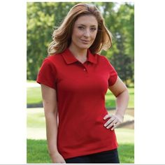 Adidas Women's Climalite Pique Polo- Red, Nwt. This Women’s Climalite Pique Polo Is Perfect For The Office Or The Golf Course, Ready To Keep You Cool In Any Condition. Adidas Climalite Technology Means That You Stay Comfortable In This Piqu Polo When The Temperature Rises. Product Features Two-Button Placket Moisture-Wicking Finish Rib-Knit Collar Set-In Open-Hem Sleeves 100% Polyester Pique Adidas Cotton Golf Tops, Adidas Moisture-wicking Polo Shirt For Golf, Adidas Sporty Golf Polo Shirt, Fitted Red Polo Shirt For Sports, Casual Red Polo Shirt For Sports, Embroidered Apparel, Show Movie, Adidas Climalite, Golf Apparel