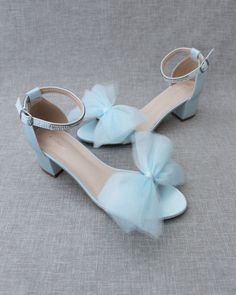 Shop our collection of women shoes for evenings and weddings in satin, lace, and glitter. Heels, flats, and dress sandals available for brides, bridesmaids and other special events. FREE SHIPPING IN U.S FOR ORDERS $100 AND MORE! Prom Sandals With Bow And Block Heel, Block Heel Sandals With Bow For Prom, Formal Tulle High Heels, Spring Prom Sandals With Satin Bow, Spring Formal Tulle Heels, Formal Tulle Open Toe Heels, Summer Wedding Tulle Heels, Ankle Strap Tulle Heels For Parties, Open Toe Tulle Heels For Party