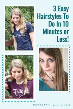 For busy women with medium to long hair, easy hair styles just got easier with our 10-minute styles! Perfect for the busy woman who wants to look her best without the hassle. Easy Mom Hairstyles, Easy Hair Styles, Medium To Long Hair, Everyday Hair, Makeup Hacks Beauty Secrets, Busy Woman, Mom Hairstyles