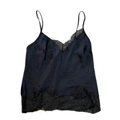 Victoria’s Secret Black Camisole Top Top Lace Silk Adjustable Straps Size Medium Any Questions Please Don’t Hesitate To Ask. Black Spaghetti Strap Loungewear Top, Black Sleep Top With Built-in Bra, Black Tops With Built-in Bra For Daywear, Black V-neck Top By Victoria's Secret, Chic Cami Top For Night, Chic Night Cami Top, Victoria's Secret Lace Trim Camisole For Daywear, Victoria's Secret V-neck Camisole For Sleep, Victoria's Secret V-neck Camisole For Daywear