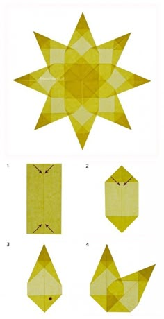 how to make an origami sunflower