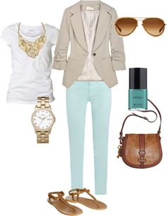 love this outfit Mint Jeans, Outfit Of The Week, Dressy Shorts, Mommy Style, Weekly Outfits, Looks Style, Teen Fashion