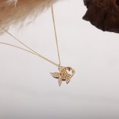 This 14K Gold Fish Necklace is designed carefully to brighten your neck. It is suitable for everyday use as well as for your special days. Can be a perfect gift with its stylish and ambitious look. Fish are creatures of the water, which can symbolize freedom, flow, and emotional depth. They are often associated with the idea of going with the flow and embracing the ebb and flow of life. The graceful movement of fish through water can symbolize balance and harmony. Wearing fish themed jewelry may Elegant 14k Gold Fish-shaped Jewelry, Gold Fish-shaped Necklace For Gift, Elegant Yellow Gold Fish Shaped Necklace, Gold Fish Necklace, Fish Necklace, Fish Pendant, Solid Gold Necklace, Gold Fish, Luck Charm