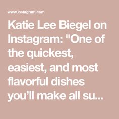 the quote for kate lee biegel on instagramm one of the quickest,