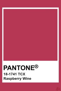 the pantone color is raspberry wine