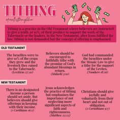 a pink poster with the words, things to know about god's presence in the bible