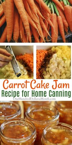 carrot cake jam recipe for home canning