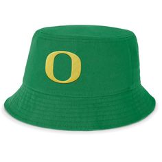 Complete your game day look while staying protected from the sun with this Oregon Ducks Local Apex Bucket Hat from Nike. This stylish bucket hat features a wraparound brim that provides 360 degrees of coverage from the sun, making it perfect for game days or sunny adventures. Made from durable twill fabric, this hat is built to last and withstand everyday wear. Show off your Ducks pride with the team logo embroidered on the front and the team motto embroidered on the back, letting you represent your team from every angle. Summer Sports Bucket Hat With Curved Brim, Summer Sports Bucket Hat With Wide Brim, Summer Sports Bucket Hat With Brim, Summer Sports Event Hat With Flat Brim, Brimmed Bucket Hat For Summer Sports, Casual Sports Hat With Uv Protection, Casual Hats With Uv Protection For Sports Events, Spring Sports Sun Hat With Wide Brim, Summer Sports Bucket Hat