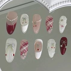 #douyin #douyininspo #chinese #chinesenail #nail #nailart #naildesign #nailtech #nailsideas #aesthetic #aestheticstyle Chinese Nails Designs, Xiaohongshu Nails, Nails Douyin, Chinese Nails, Douyin Nails, Nail Instagram, Band Nails