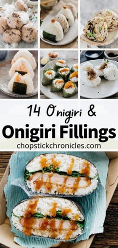 Embark on a culinary journey through Japan with these 14 unique onigiri varieties, each packed with mouthwatering fillings that will tantalize your taste buds. From traditional favorites to innovative twists, explore the delightful world of these rice balls and find your new favorite snack. Perfect for lunchboxes, picnics, or a quick bite on the go, these onigiri offer a delicious taste of Japanese culture in every bite. Japanese Onigiri, Onigiri Recipe, Easy Japanese Recipes, Japanese Street Food, Sushi Recipes, Japanese Cooking, Asian Cooking, Asian Dishes, International Recipes