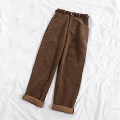 FREE SHIPPING ON ALL ORDERS OVER $50 | 100% SATISFACTION GUARANTEED Click "ADD TO CART" To Get Yours Now | Up To 60% OFF ✨ Arimonz Women Spring Corduroy Pants High Waist Vintage Wide Leg Pants is a fashion-forward silhouette that will keep you feeling cool and confident. An ankle-length cut with a high-rise waist is the perfect combination of retro inspiration and modern elegance, adding a feminine feel to any outfit. 📌 The Fabric Is Very Comfortable 📌 Made With Cotton 📌 100% Satisfaction Gua Elegant Belt, Pants Elegant, Corduroy Pants Women, Streetwear Pants, Casual Wide Leg Pants, Korean Casual, Estilo Chic, Straight Trousers, Vintage Pants