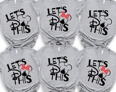 Lets Do This Disney Shirts, Snow White Disney Shirts Family, Disney Themed Family Outfits, First Family Disney Trip Shirts, Disneyland Shirts For Family, Group Disney Shirts, Disney Family Shirts Matching, Disney Shirt Ideas, Disneyland 2024