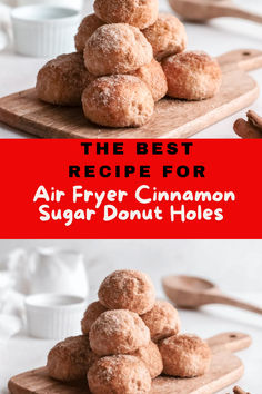 the best recipe for air fryer cinnamon sugar donut holes