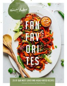 the book cover for fan fav ori tes is on a white plate