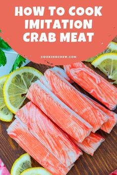 Invitation Crab Meat Recipes, Cooking Crab Meat, How To Cook Crab Meat, Imation Crab Meat Recipes Easy, Immation Crab Meat Recipe Healthy, Immation Crab Meat Recipes, Recipes With Fake Crab Meat, Surimi Snow Crab Legs Recipes