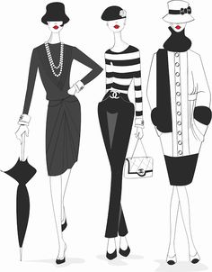 Tu Estilo A Diario : Historia de la Moda: Coco Chanel Chanel Fashion Illustration, Men Vogue, Fashion Show Themes, Chanel Men, Chanel Art, 90s Runway Fashion