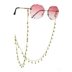 PRICES MAY VARY. ☀️ Multiple Choices: These trendy and charming eyeglass chain straps combine attractiveness and practicality in one. You have the choice between 10 different colors options. gold purple/silver purple/ gold red/ silver red /gold blue/ silver blue gold green /silver green /gold white /silver white ☀️ Adjustable Chain: Like chain necklaces, the length of glasses chains will vary depending on their functions and objects. The length of our eyeglass chain is about 31 inches, which are Trendy Adjustable Delicate Glasses Chain, Glass Chain Necklaces For Summer, Trendy Glasses Chains With Round Beads, Summer Glass Chain Necklaces, Summer Glass Chain Jewelry, Elegant Glass Glasses Chains For Beach, Trendy Green Glasses Chains For Beach, Trendy Beaded Glasses Chains As Fashion Accessory, Summer Beaded Glass Chain For Glasses