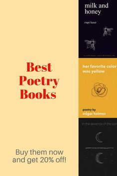 the best poetry books buy them now and get 20 % off