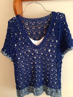 [TOP178] Sleeveless Crochet V-Neck Pullover $30 Shown in Royal blue & multi-blue Bohemian Blue V-neck Tops, Casual Indigo V-neck Tops, Indigo V-neck Top For Spring, Blue Bohemian V-neck Tops, Blue V-neck Tops For The Beach, Blue V-neck Beach Tops, Blue V-neck Top For Beach, Blue Casual Crochet Top With Short Sleeves, Casual Blue Crochet Top With Short Sleeves